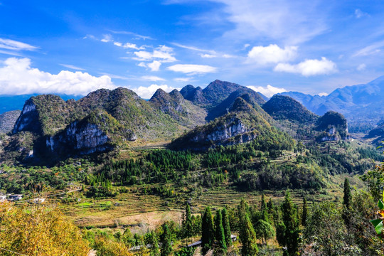 云贵高原大山