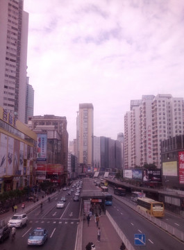 广州天河街景
