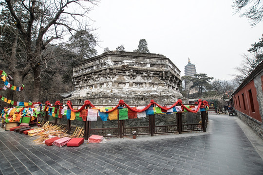 北京八大处公园 辽千佛塔遗址