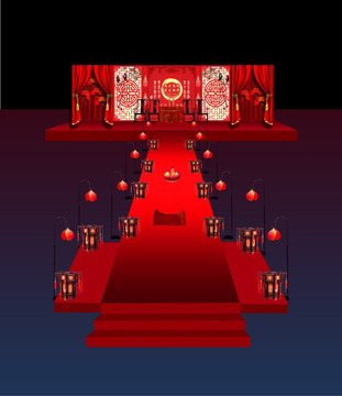 中式舞臺