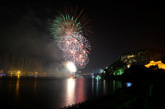 柳州烟花 烟花素材 柳州 柳江