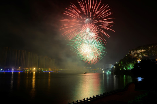 柳州烟花 烟花素材