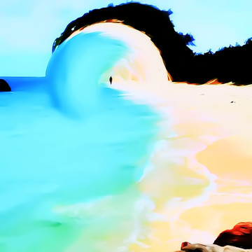 無框畫 油畫