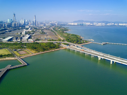 深圳后海 深圳湾大桥