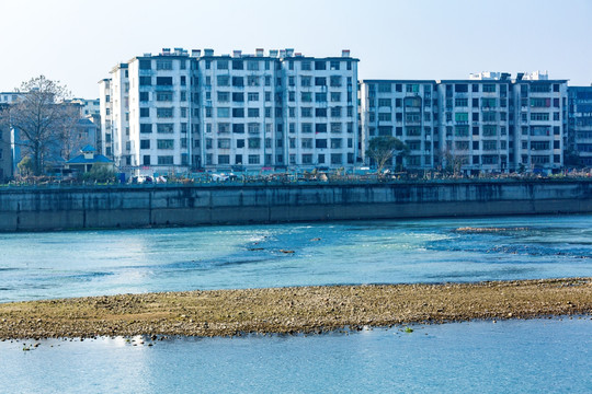 宜春袁水河状元阁沙洲