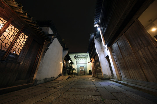 乌镇西栅夜景