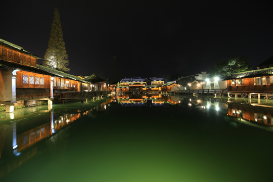 乌镇西栅夜景 乌镇 西栅夜景