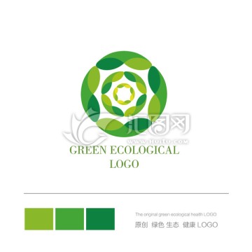 绿色生态健康LOGO