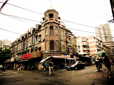 复古照片 老上海石库门
