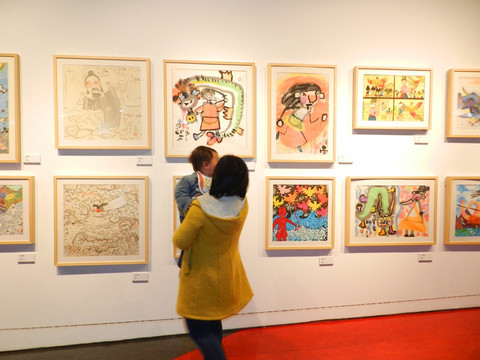 亲子活动 看美术展