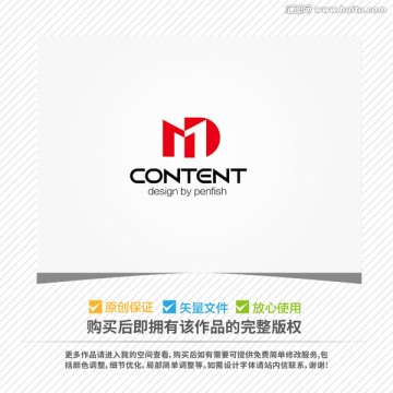 字母MD數(shù)字1LOGO