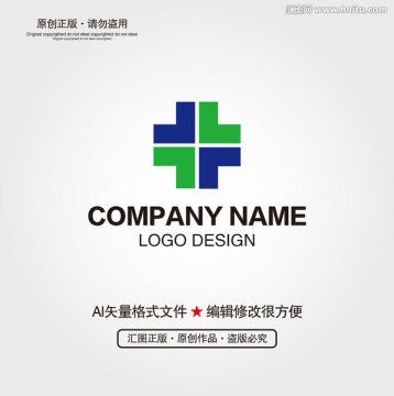 医疗 十字LOGO