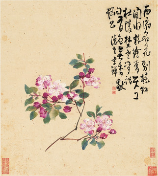 李鳝 花卉国画