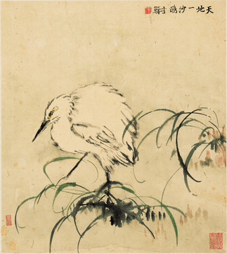 李鳝 花卉国画