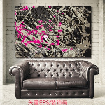 抽象矢量繪畫(huà) 裝飾畫(huà)