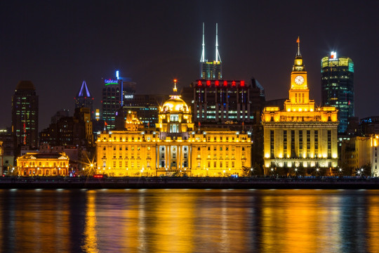 上海浦西外滩夜景