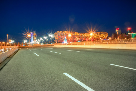 国家体育场夜景