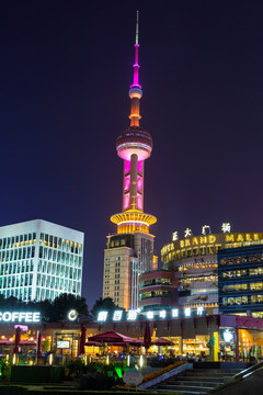 东方明珠夜景