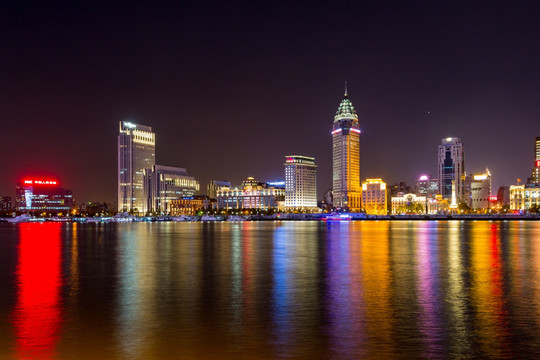 上海浦西外滩夜景