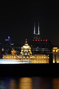 上海浦西外滩夜景