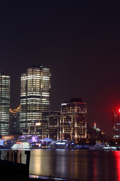 上海浦西soho夜景 上海浦西