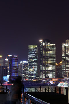 上海浦西soho夜景 上海浦西