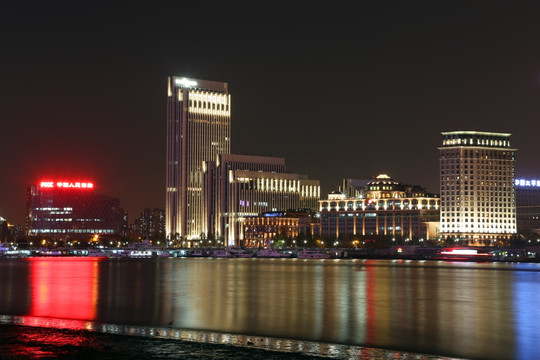 上海浦西soho夜景 上海浦西