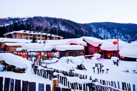 雪乡雪景