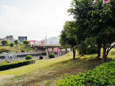 陆河河田县城美景