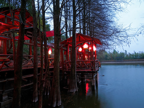 兰溪诸葛卧龙湖度假村 观景亭