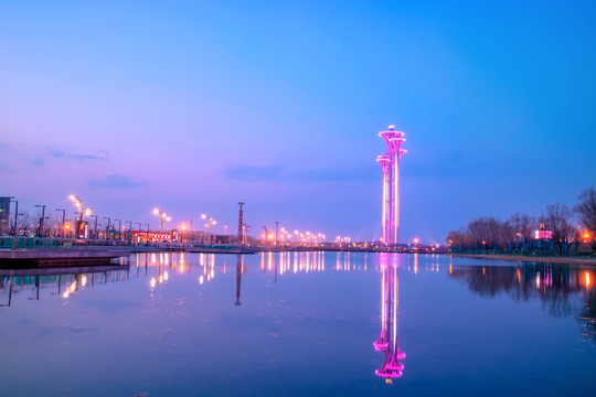 奥林匹克公园夜景