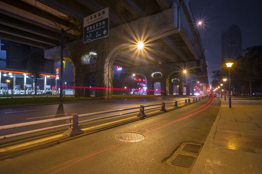 成都二环路夜景