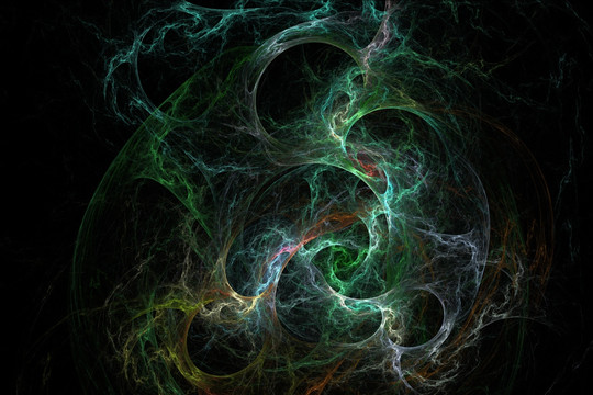抽象花紋 透明圖層