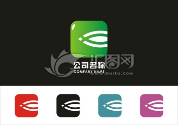 商业logo 鱼形logo