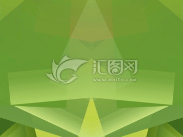 綠色立體幾何抽象背景底紋高清