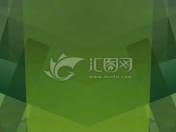 綠色背景高清立體幾何抽象底紋