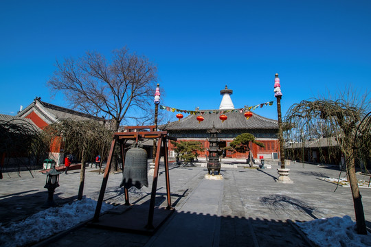 北京白塔寺 大觉宝殿