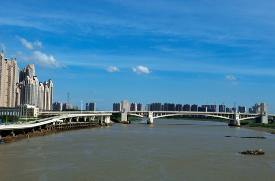 晋江边泉州市风景