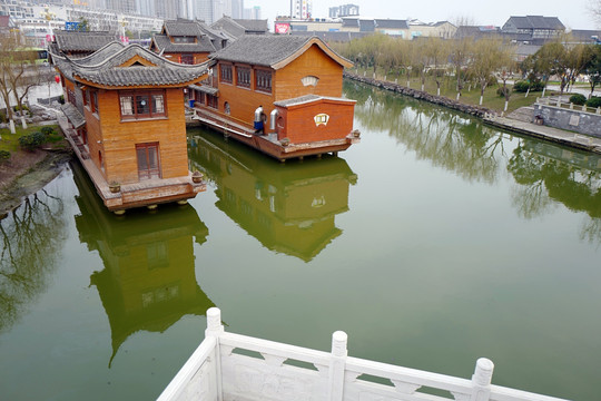 河下古镇 传统建筑 中式建筑