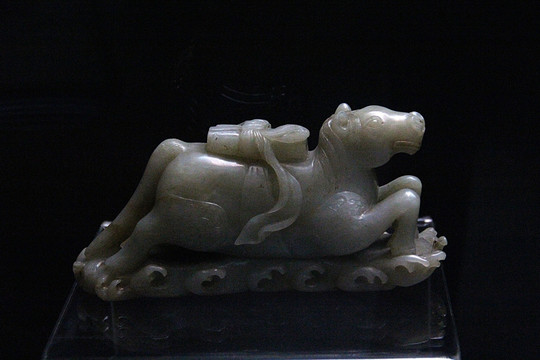 拉萨 西藏博物馆 玉马