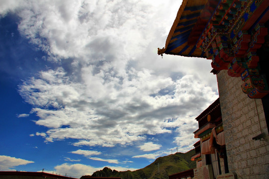 拉萨 色拉寺 藏族寺庙