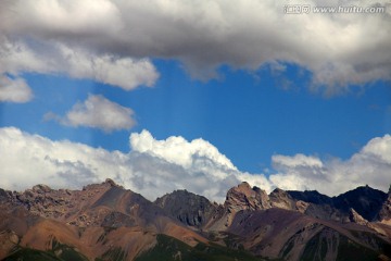 青藏高原 雪域 群山连绵