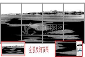 水墨裝飾畫(huà) 茶室裝飾畫(huà)