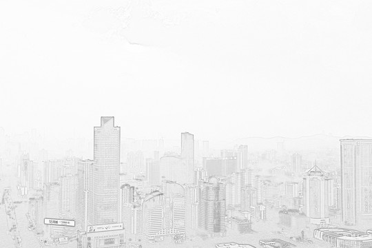 廣州地標(biāo)線描