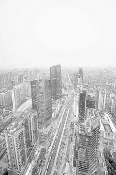 廣州地標(biāo)線描