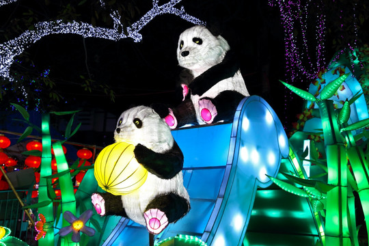 大熊猫灯会