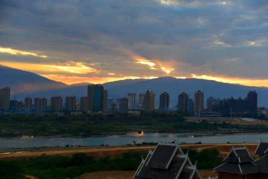 落日晚霞 夕阳晚照