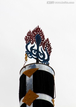 拉萨 色拉寺 藏族桅杆