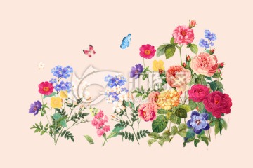 花型素材設(shè)計分層圖