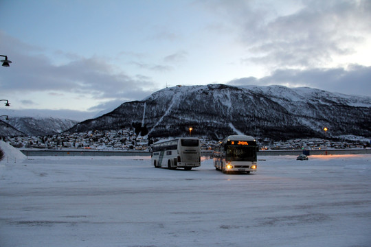 极地白昼 Tromso夜色